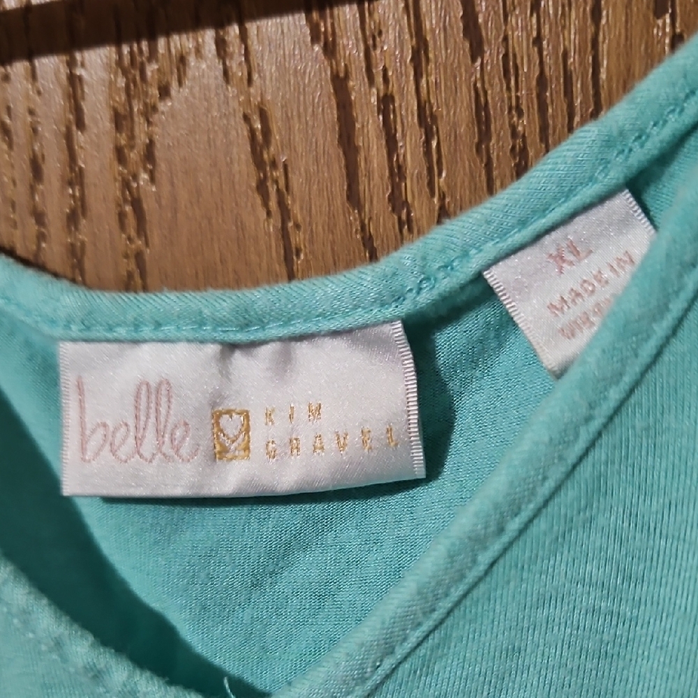 Belle by Kim Gravel Teal Top